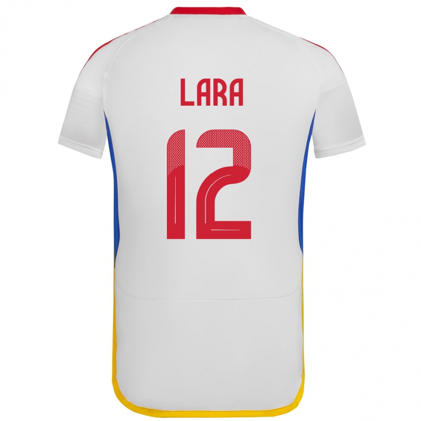 Kids Football Venezuela Jesús Lara #12 White Away Jersey 24-26 T-Shirt Nz