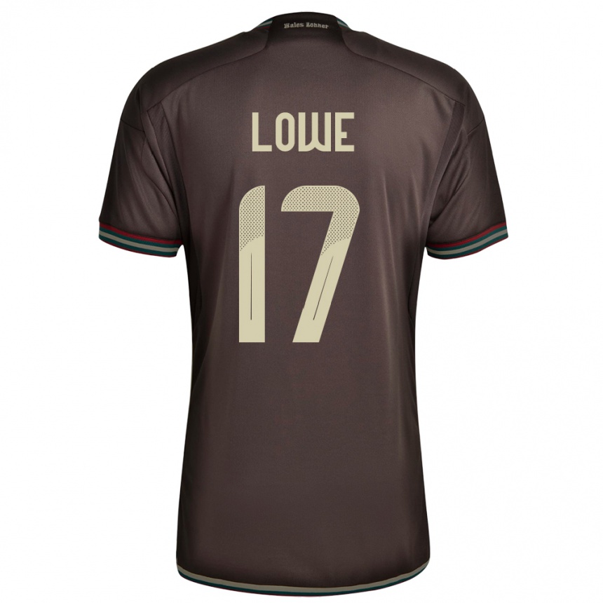 Kids Football Jamaica Damion Lowe #17 Night Brown Away Jersey 24-26 T-Shirt Nz