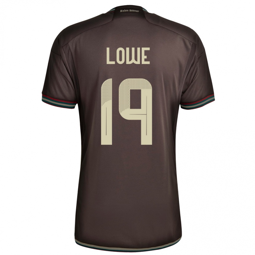 Kids Football Jamaica Jamal Lowe #19 Night Brown Away Jersey 24-26 T-Shirt Nz