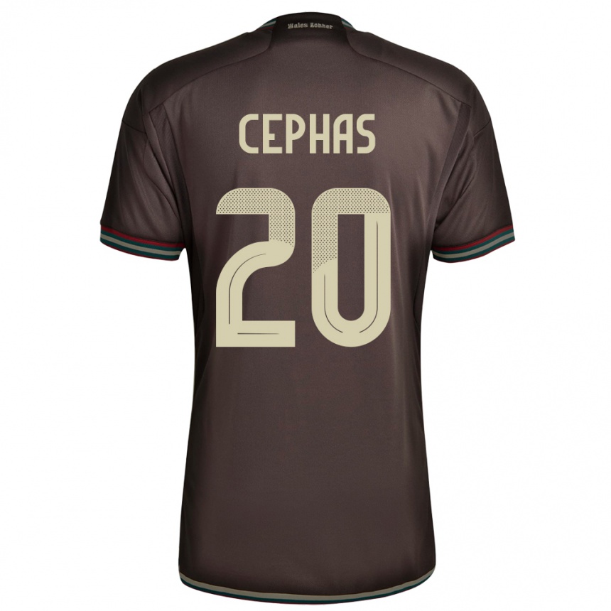 Kids Football Jamaica Renaldo Cephas #20 Night Brown Away Jersey 24-26 T-Shirt Nz