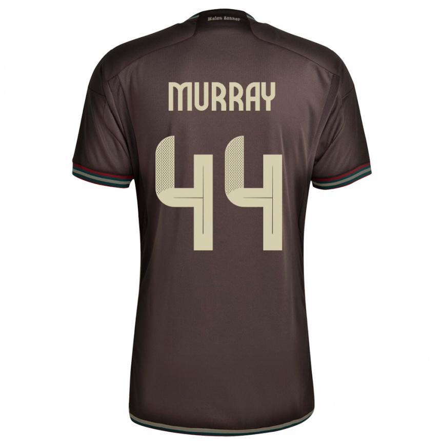 Kids Football Jamaica Satara Murray #44 Night Brown Away Jersey 24-26 T-Shirt Nz