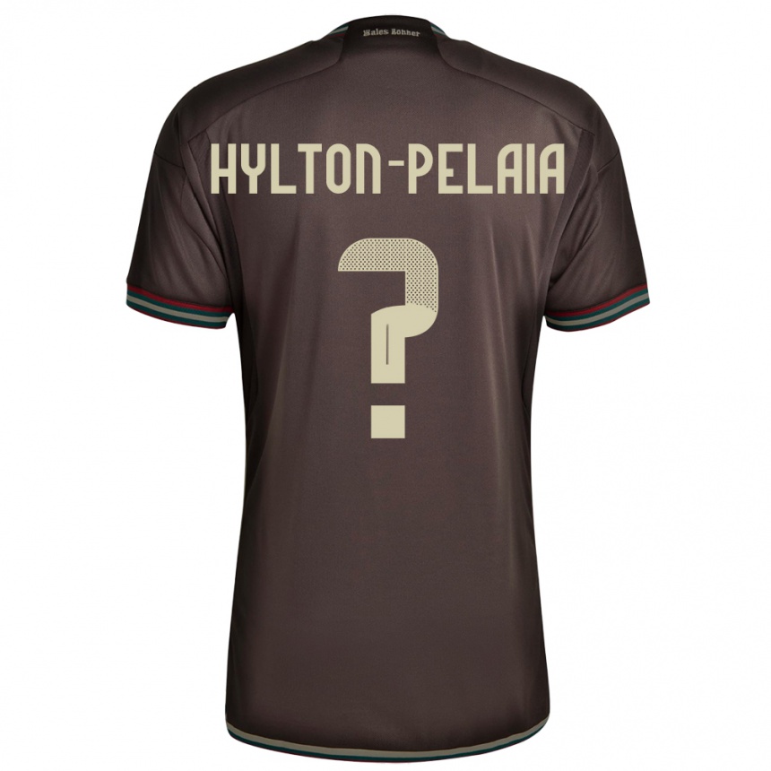 Kids Football Jamaica Jayda Hylton-Pelaia #0 Night Brown Away Jersey 24-26 T-Shirt Nz