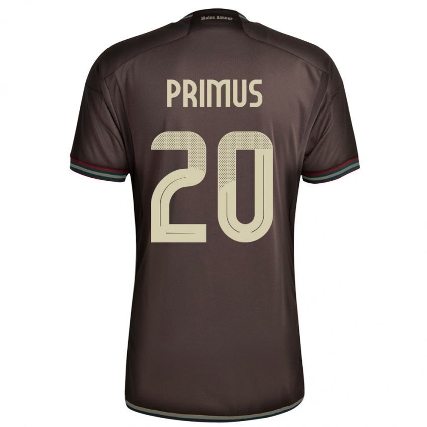 Kids Football Jamaica Atlanta Primus #20 Night Brown Away Jersey 24-26 T-Shirt Nz