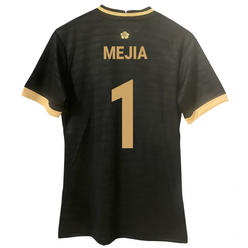 Kids Football Panama Luis Mejía #1 Black Away Jersey 24-26 T-Shirt Nz