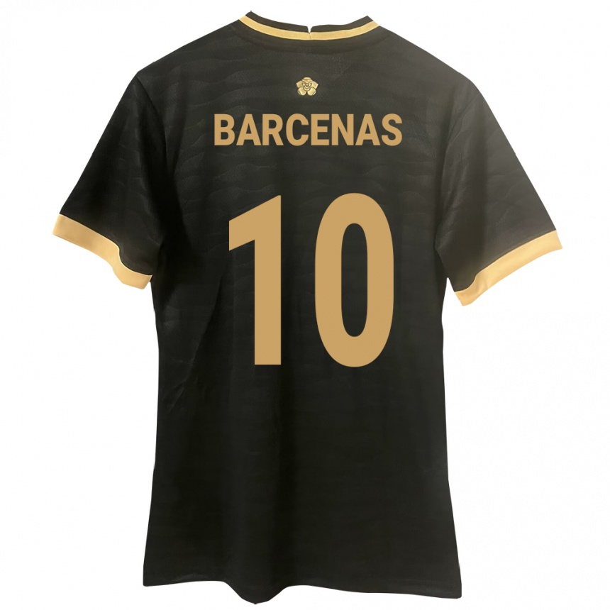 Kids Football Panama Yoel Bárcenas #10 Black Away Jersey 24-26 T-Shirt Nz