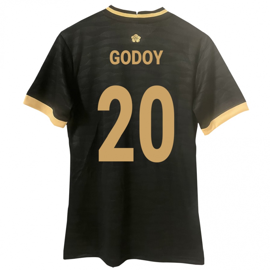 Kids Football Panama Aníbal Godoy #20 Black Away Jersey 24-26 T-Shirt Nz