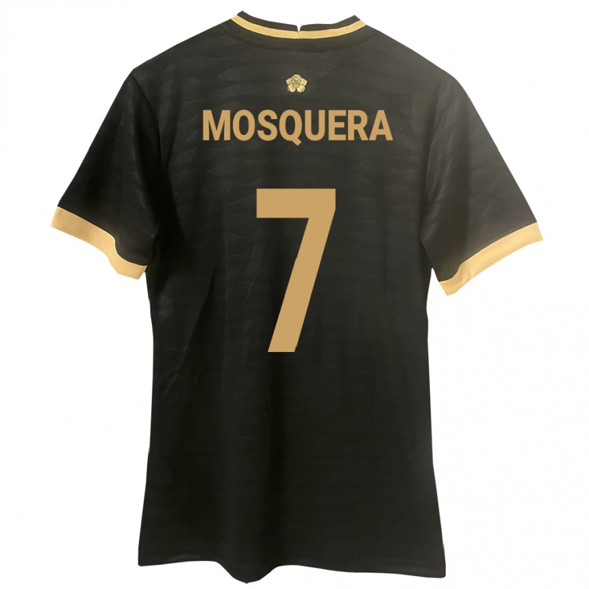 Kids Football Panama Rafael Mosquera #7 Black Away Jersey 24-26 T-Shirt Nz