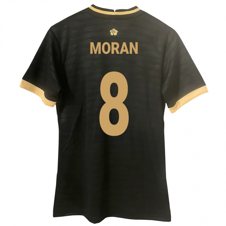 Kids Football Panama Martín Morán #8 Black Away Jersey 24-26 T-Shirt Nz