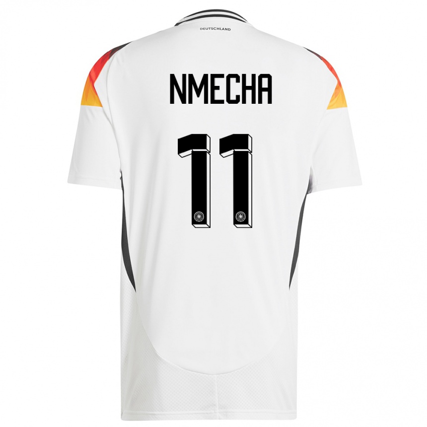 Men Football Germany Lukas Nmecha #11 White Home Jersey 24-26 T-Shirt Nz