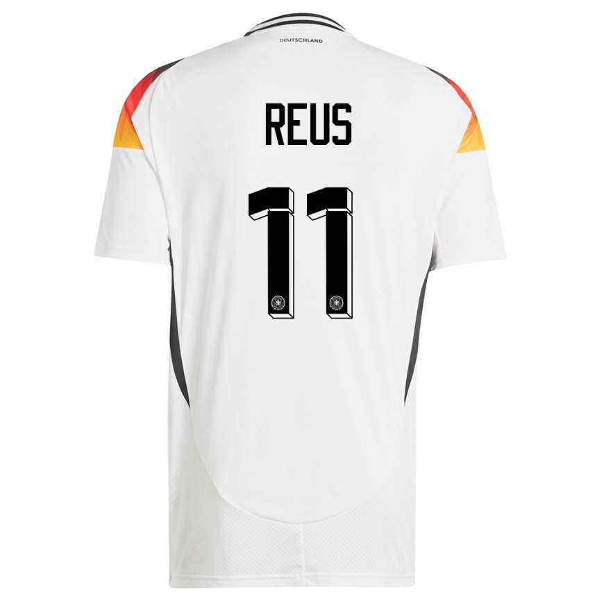 Men Football Germany Marco Reus #11 White Home Jersey 24-26 T-Shirt Nz