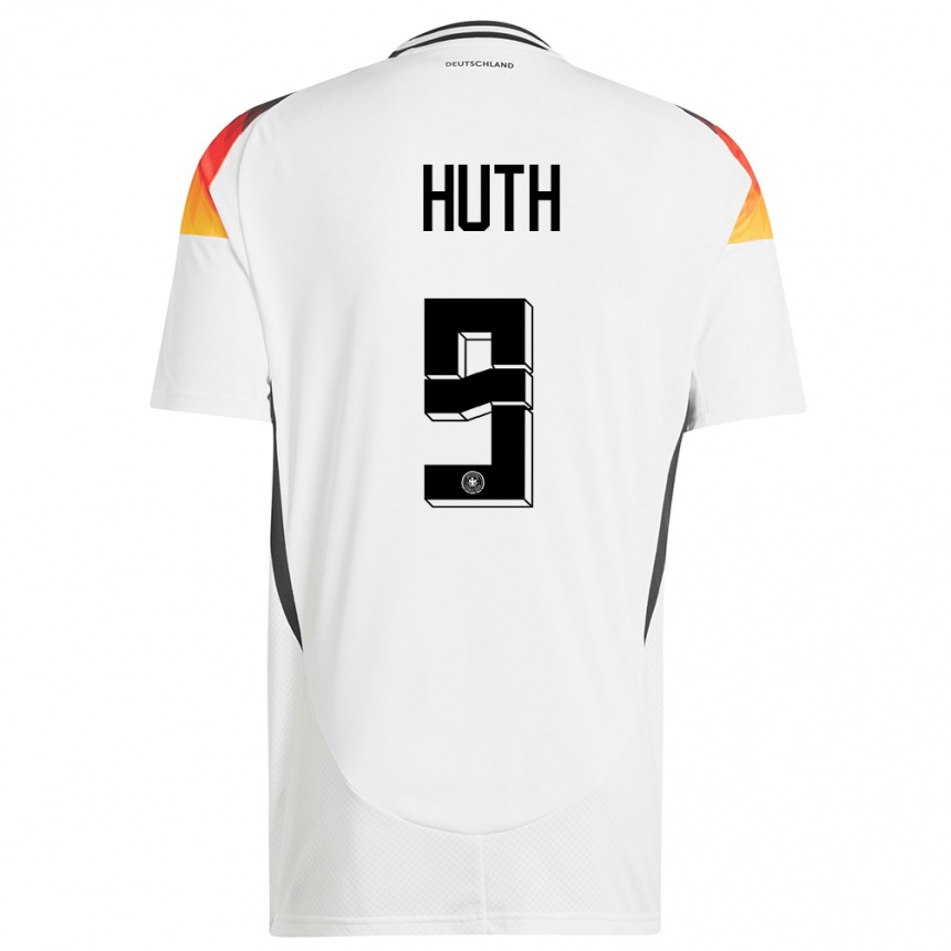 Men Football Germany Svenja Huth #9 White Home Jersey 24-26 T-Shirt Nz