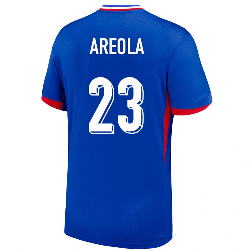 Men Football France Alphonse Areola #23 Blue Home Jersey 24-26 T-Shirt Nz