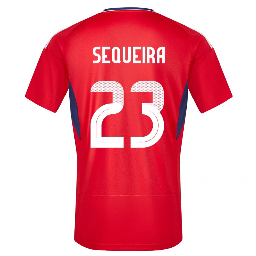 Men Football Costa Rica Patrick Sequeira #23 Red Home Jersey 24-26 T-Shirt Nz