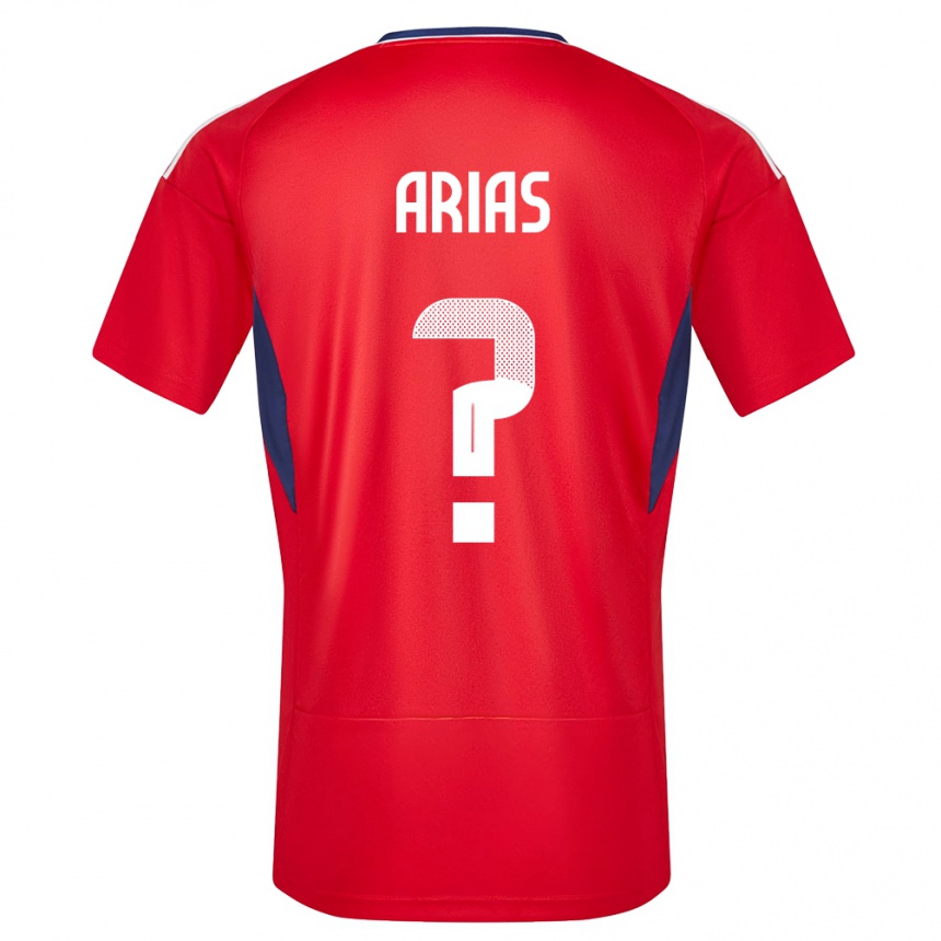 Men Football Costa Rica Jose Arias #0 Red Home Jersey 24-26 T-Shirt Nz