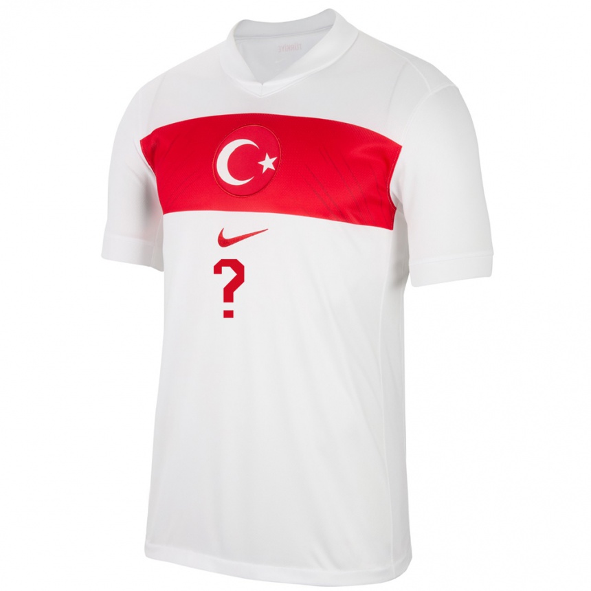 Men Football Turkey Ahmet Çobanoğlu #0 White Home Jersey 24-26 T-Shirt Nz