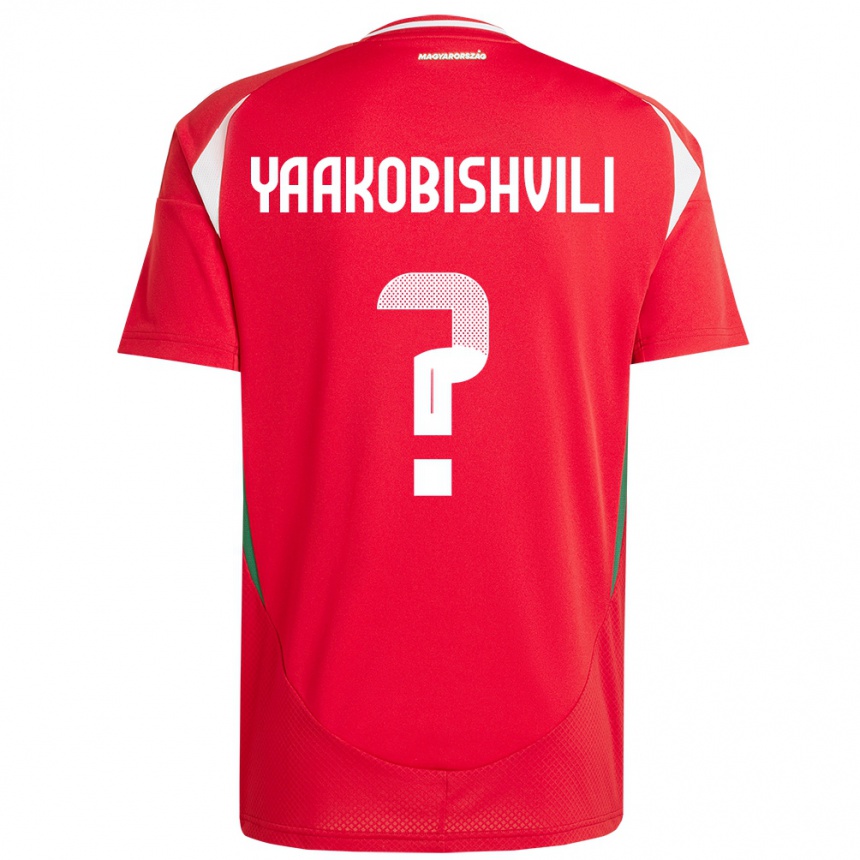 Men Football Hungary Antal Yaakobishvili #0 Red Home Jersey 24-26 T-Shirt Nz