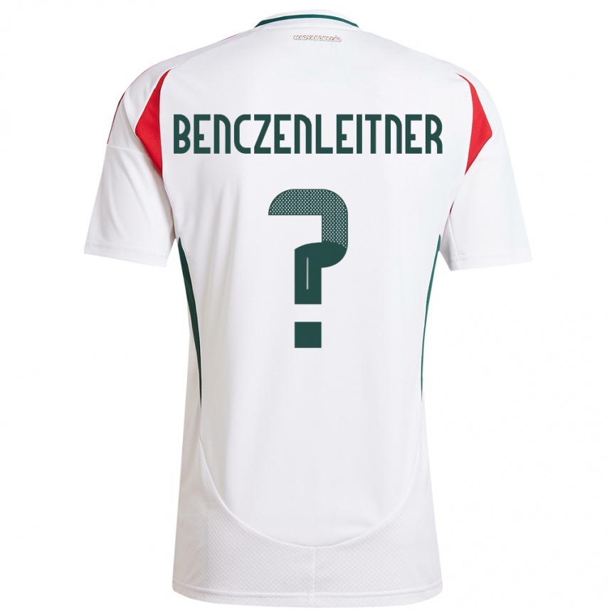 Men Football Hungary Barna Benczenleitner #0 White Away Jersey 24-26 T-Shirt Nz