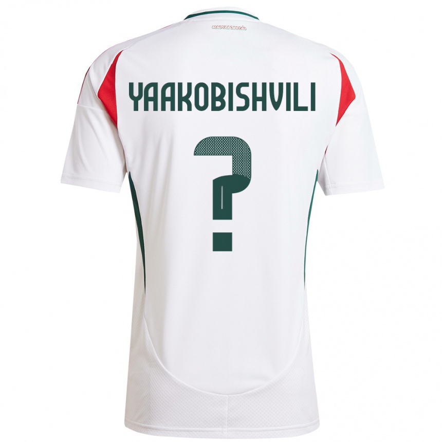 Men Football Hungary Antal Yaakobishvili #0 White Away Jersey 24-26 T-Shirt Nz