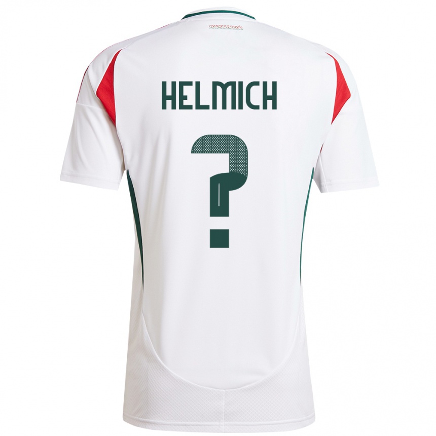 Men Football Hungary Pál Helmich #0 White Away Jersey 24-26 T-Shirt Nz