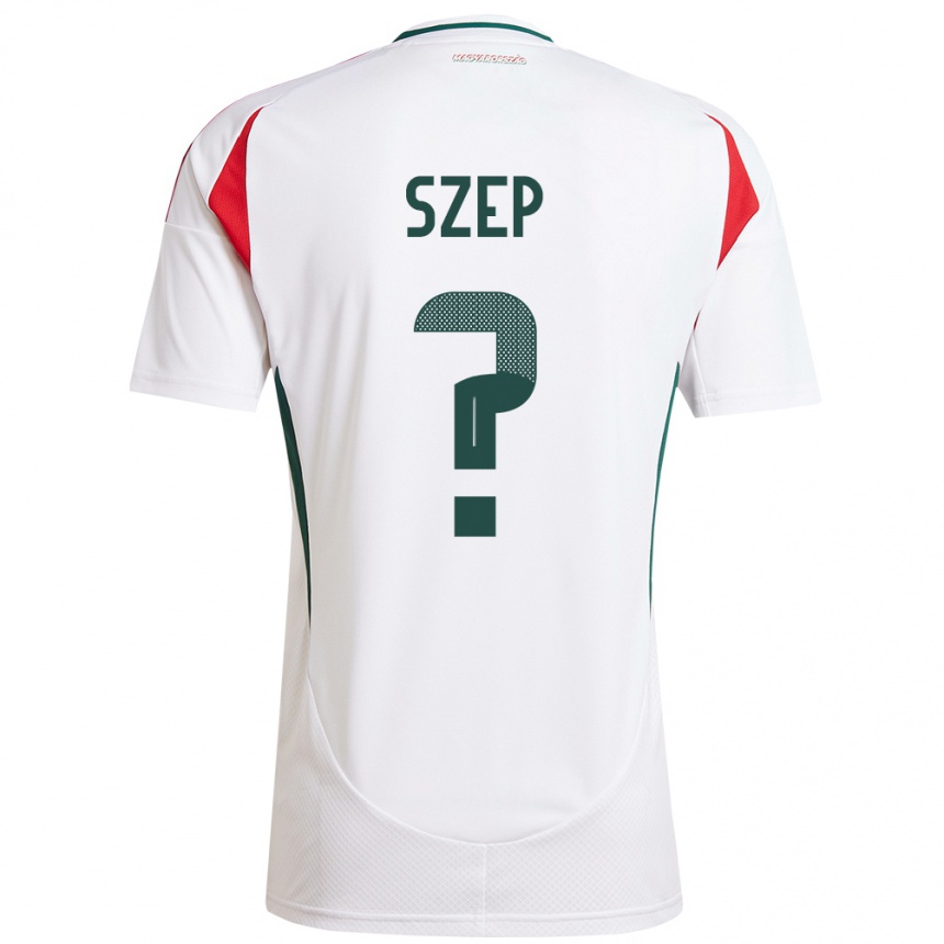 Men Football Hungary Márton Szép #0 White Away Jersey 24-26 T-Shirt Nz