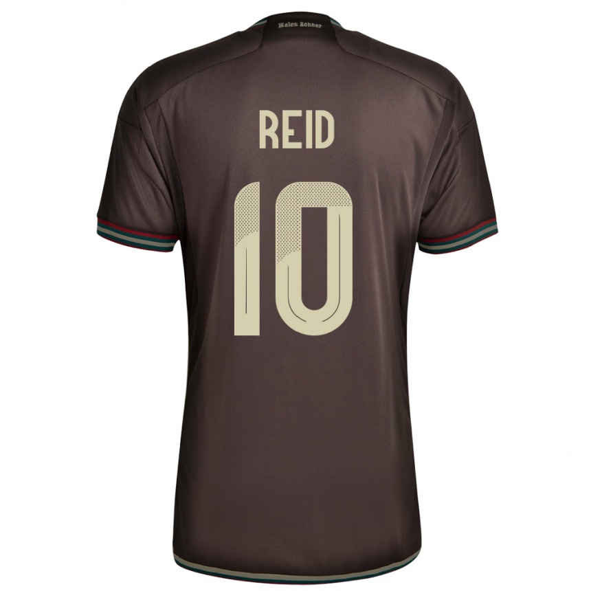 Men Football Jamaica Bobby De Cordova-Reid #10 Night Brown Away Jersey 24-26 T-Shirt Nz