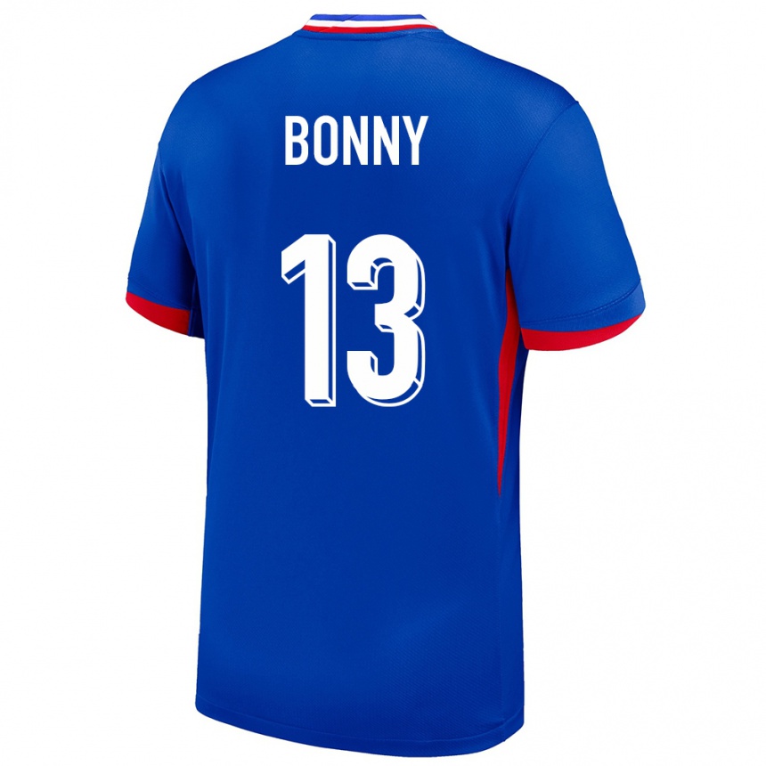 Women Football France Ange Yoan Bonny #13 Blue Home Jersey 24-26 T-Shirt Nz