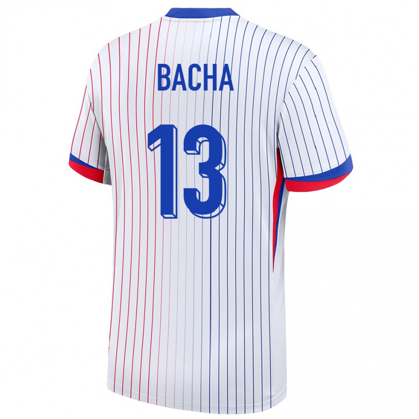 Women Football France Selma Bacha #13 White Away Jersey 24-26 T-Shirt Nz