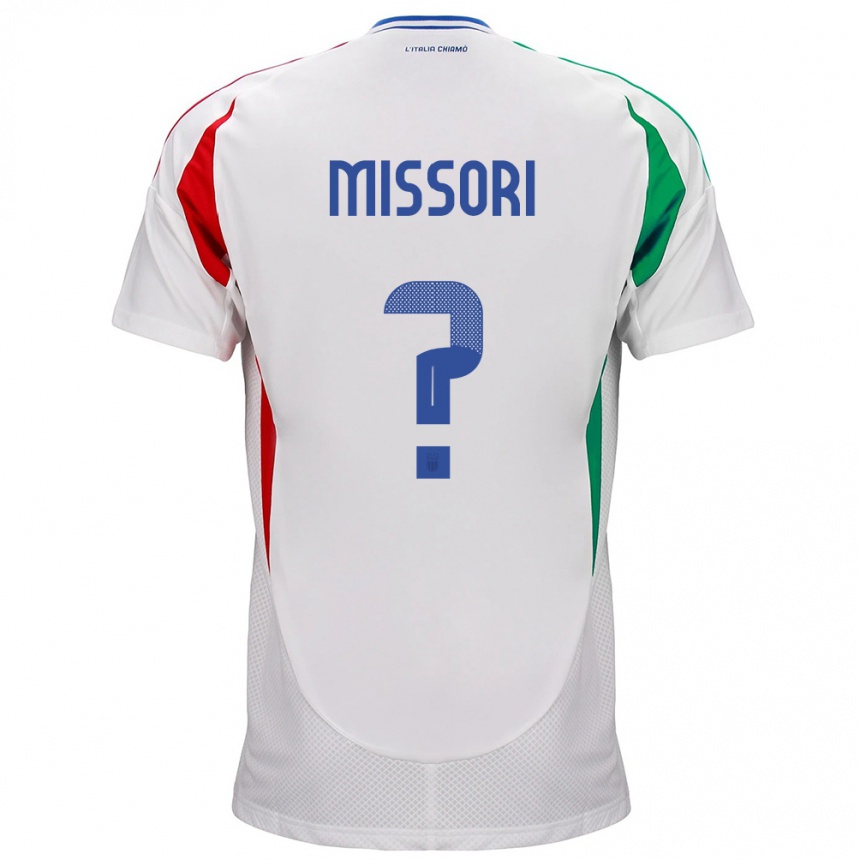 Women Football Italy Filippo Missori #0 White Away Jersey 24-26 T-Shirt Nz