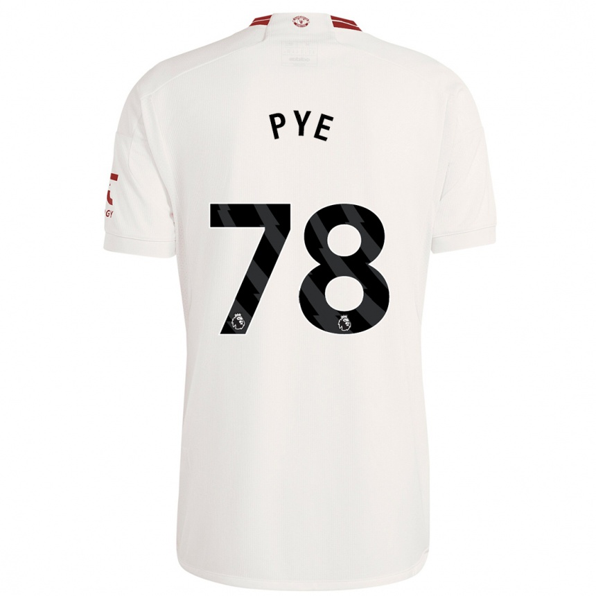 Kids  Logan Pye #78 White Third Jersey 2023/24 T-Shirt Nz