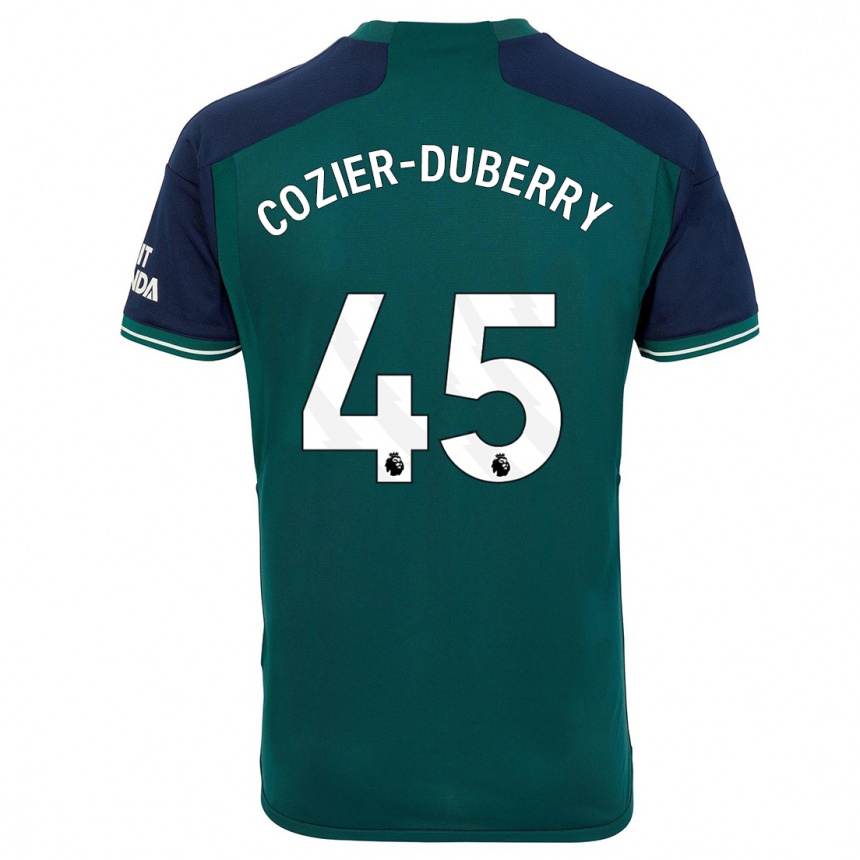 Kids  Amario Cozier-Duberry #45 Green Third Jersey 2023/24 T-Shirt Nz