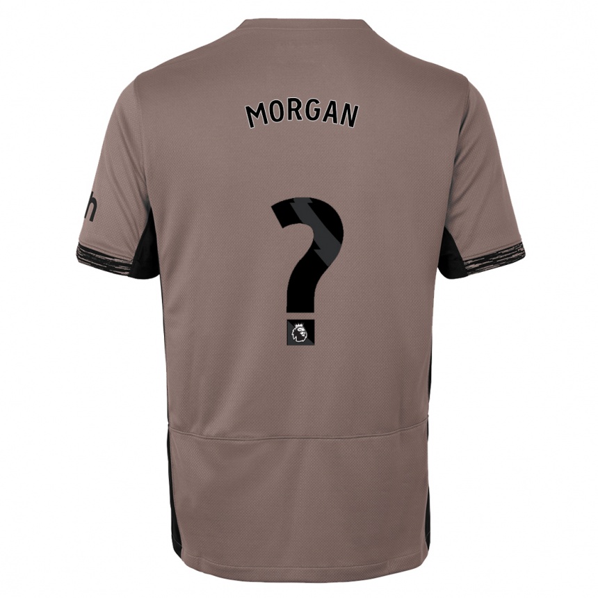 Kids  Kieran Morgan #0 Dark Beige Third Jersey 2023/24 T-Shirt Nz