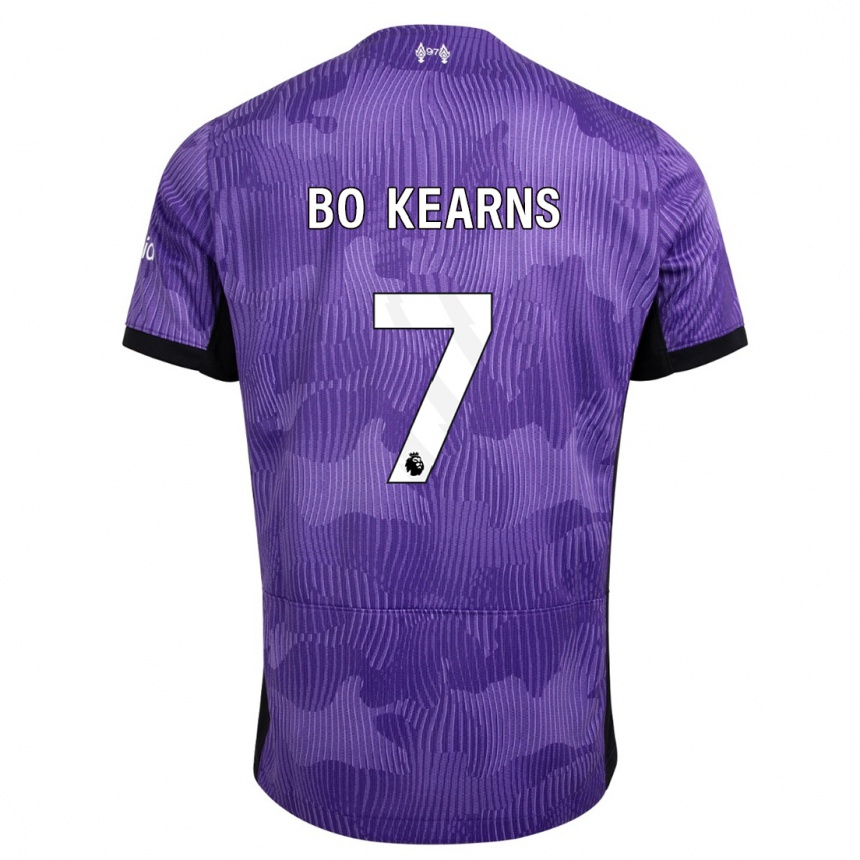 Men  Missy Bo Kearns #7 Purple Third Jersey 2023/24 T-Shirt Nz