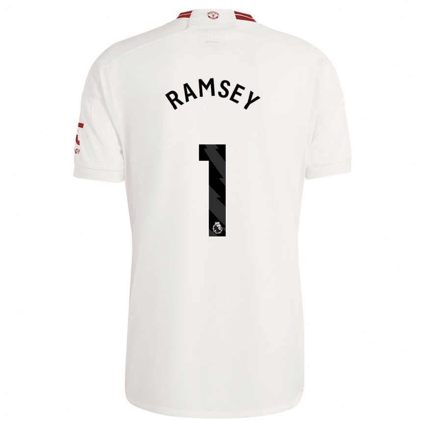 Men  Emily Ramsey #1 White Third Jersey 2023/24 T-Shirt Nz