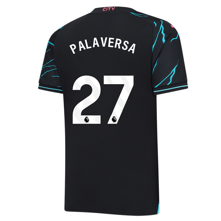 Men  Ante Palaversa #27 Dark Blue Third Jersey 2023/24 T-Shirt Nz