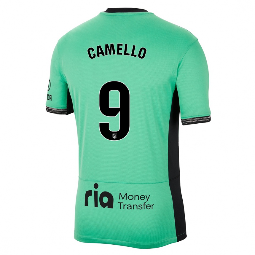 Men  Sergio Camello #9 Spring Green Third Jersey 2023/24 T-Shirt Nz