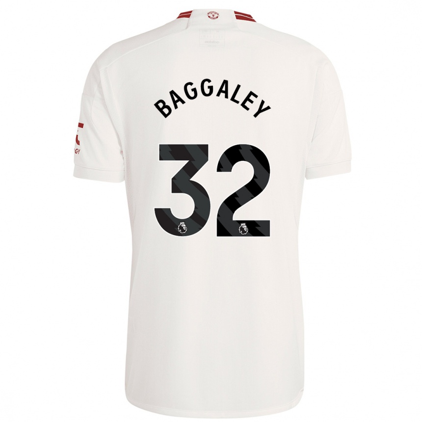 Women  Sophie Baggaley #32 White Third Jersey 2023/24 T-Shirt Nz