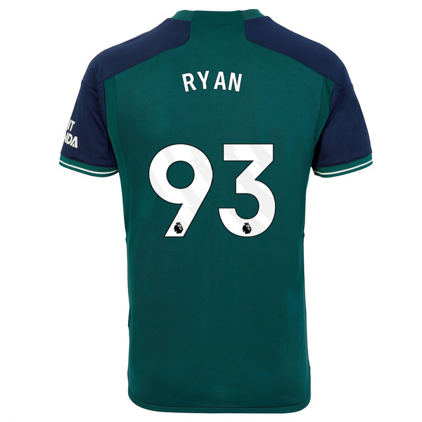 Women  Kamarni Ryan #93 Green Third Jersey 2023/24 T-Shirt Nz