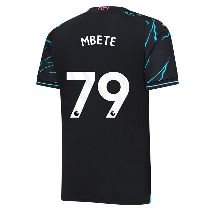 Women  Luke Mbete #79 Dark Blue Third Jersey 2023/24 T-Shirt Nz