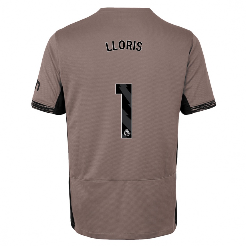 Women  Hugo Lloris #1 Dark Beige Third Jersey 2023/24 T-Shirt Nz