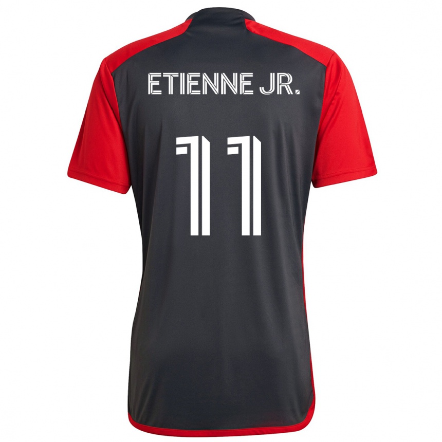 Kids Football Derrick Etienne Jr. #11 Grayn Red Home Jersey 2024/25 T-Shirt Nz