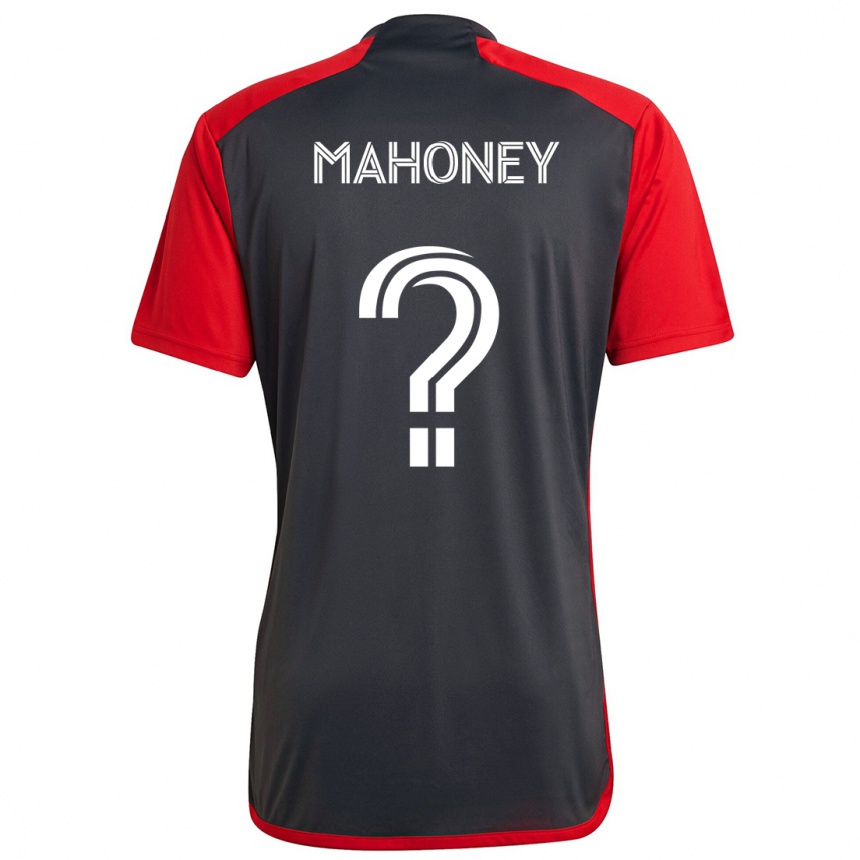 Kids Football Adrian Mahoney #0 Grayn Red Home Jersey 2024/25 T-Shirt Nz