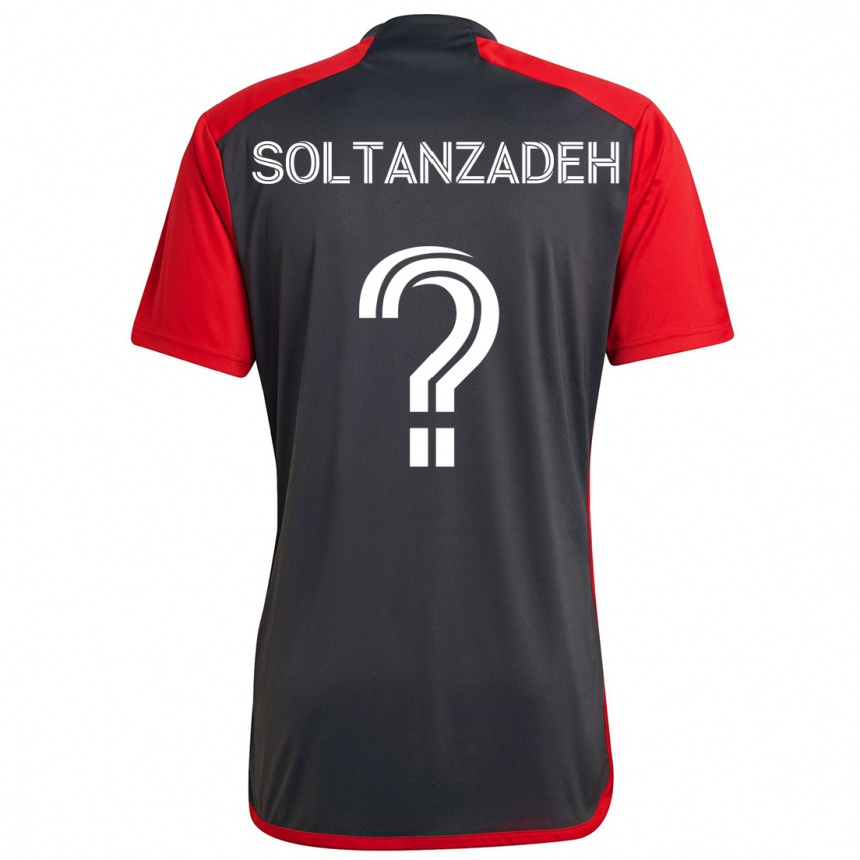 Kids Football Shayan Soltanzadeh #0 Grayn Red Home Jersey 2024/25 T-Shirt Nz