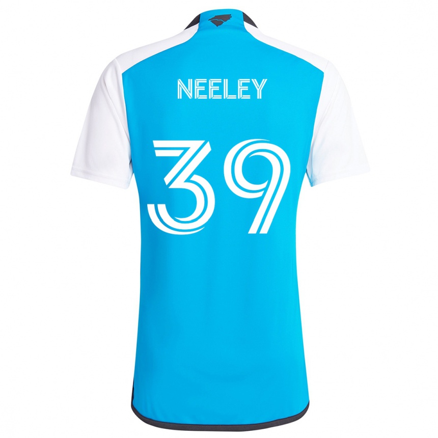 Kids Football Jack Neeley #39 Blue White Home Jersey 2024/25 T-Shirt Nz