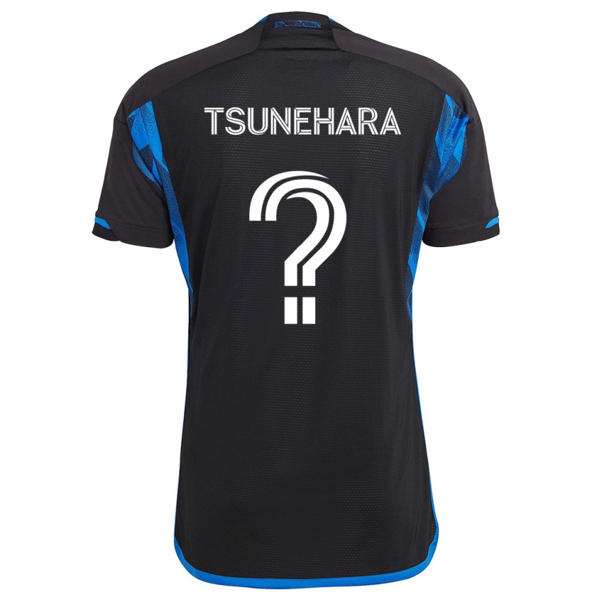 Kids Football Roka Tsunehara #0 Blue Black Home Jersey 2024/25 T-Shirt Nz