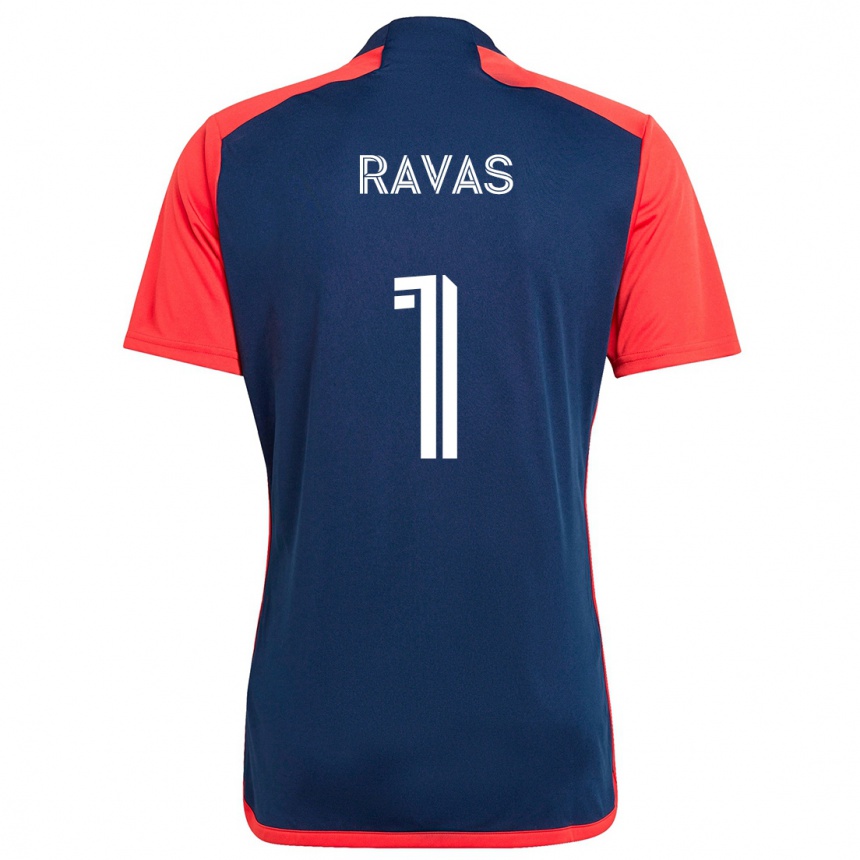 Kids Football Henrich Ravas #1 Blue Red Home Jersey 2024/25 T-Shirt Nz