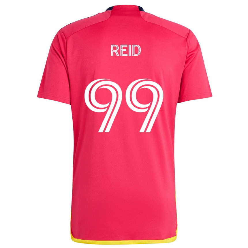 Kids Football Jayden Reid #99 Red Blue Home Jersey 2024/25 T-Shirt Nz