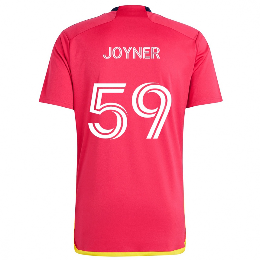 Kids Football Mykhi Joyner #59 Red Blue Home Jersey 2024/25 T-Shirt Nz