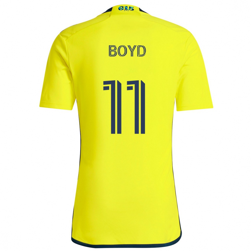 Kids Football Tyler Boyd #11 Yellow Blue Home Jersey 2024/25 T-Shirt Nz