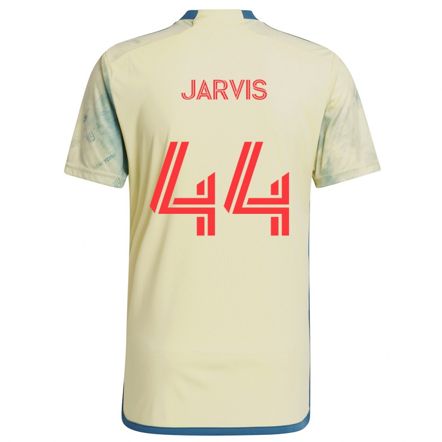 Kids Football Aiden Jarvis #44 Yellow Red Blue Home Jersey 2024/25 T-Shirt Nz