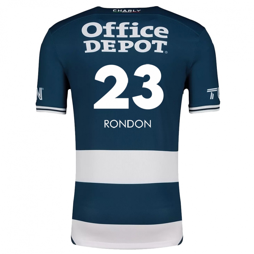 Kids Football Salomón Rondón #23 Blue White Home Jersey 2024/25 T-Shirt Nz